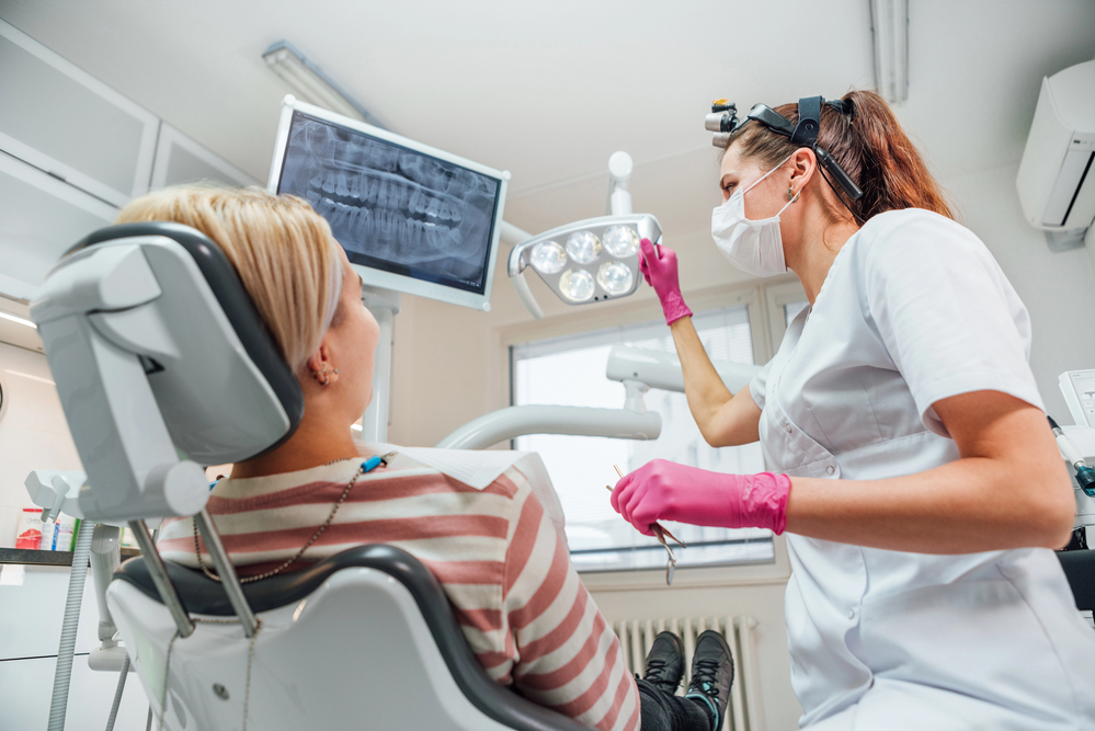 How many dental X-rays are safe in a month?